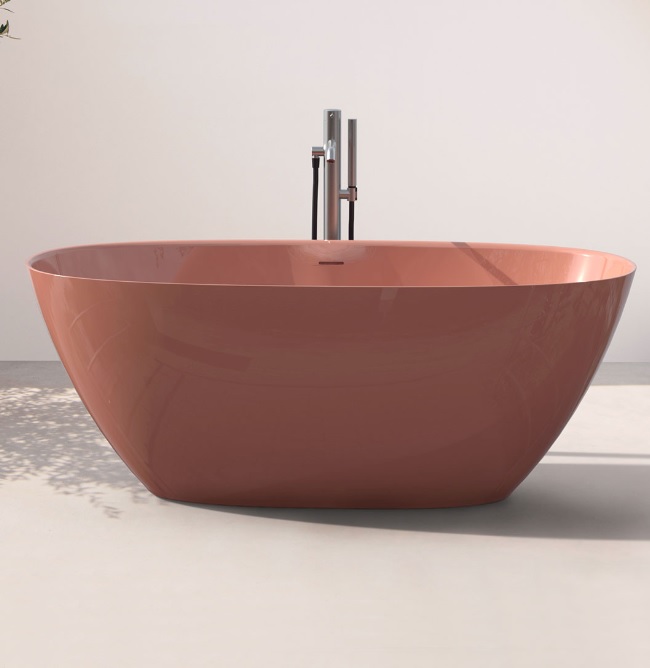 APP TUB vannid 1700mm, 1600mm, 1450mm- läikivad valge, giada (rohekas), terracota ja matt valge, must, argilla (beež), cenere (hall)